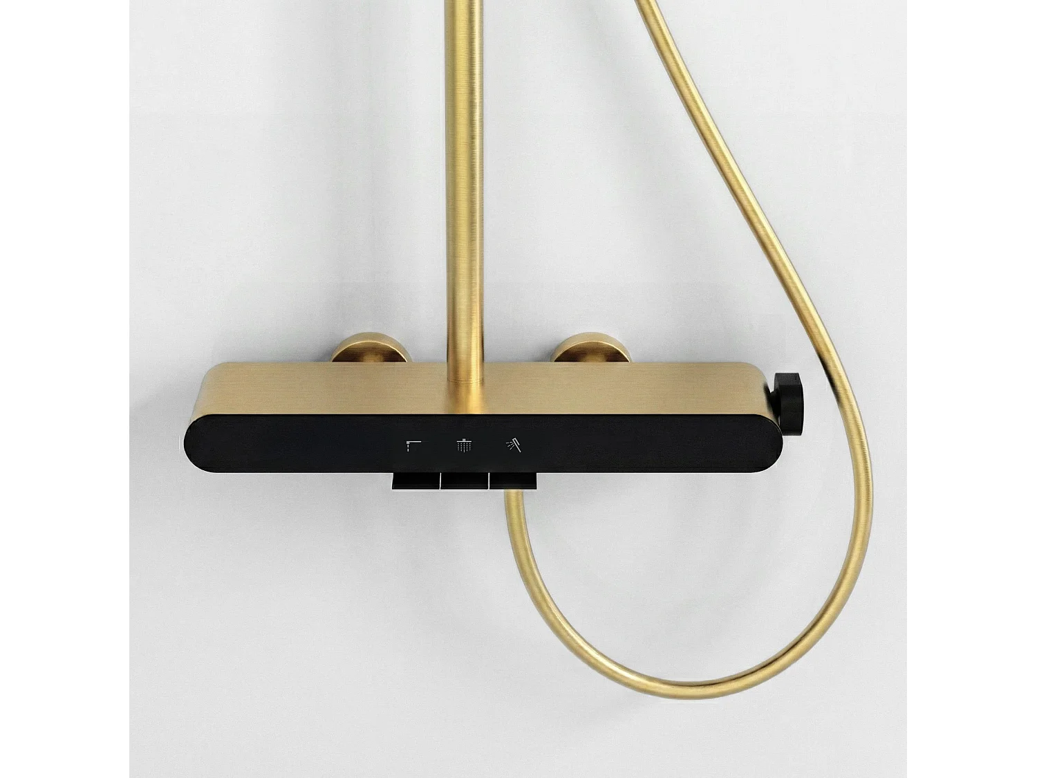 Rea Farel brusesæt , børstet guld, 40X15,5X128CM