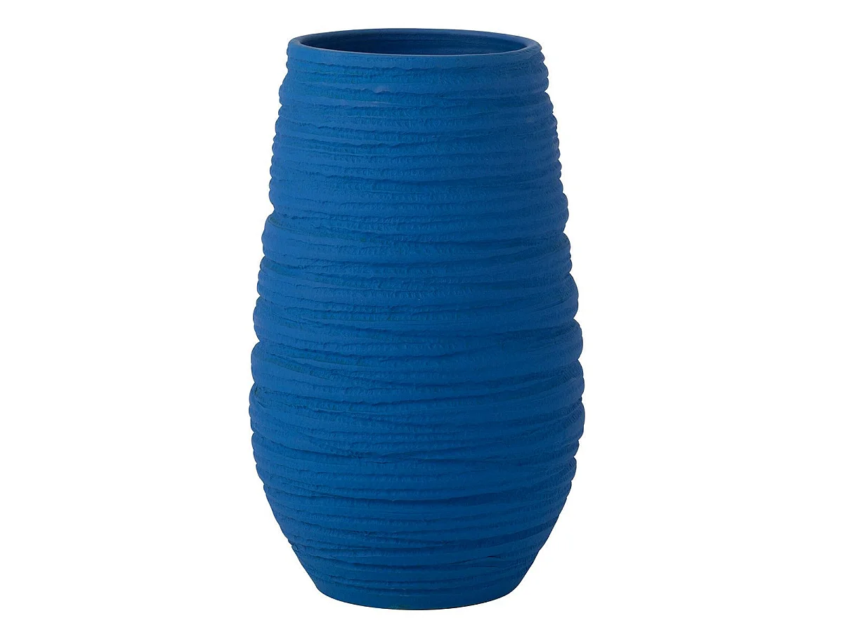 Vase en Céramique "Fiesta" 40cm Bleu