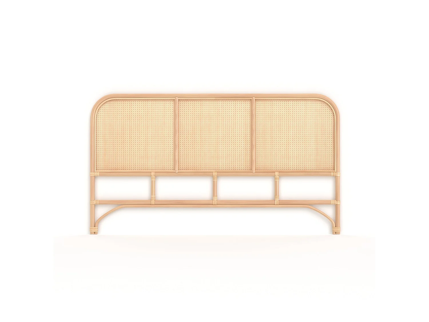 Tête de lit en rotin et cannage 160 cm - Naïra