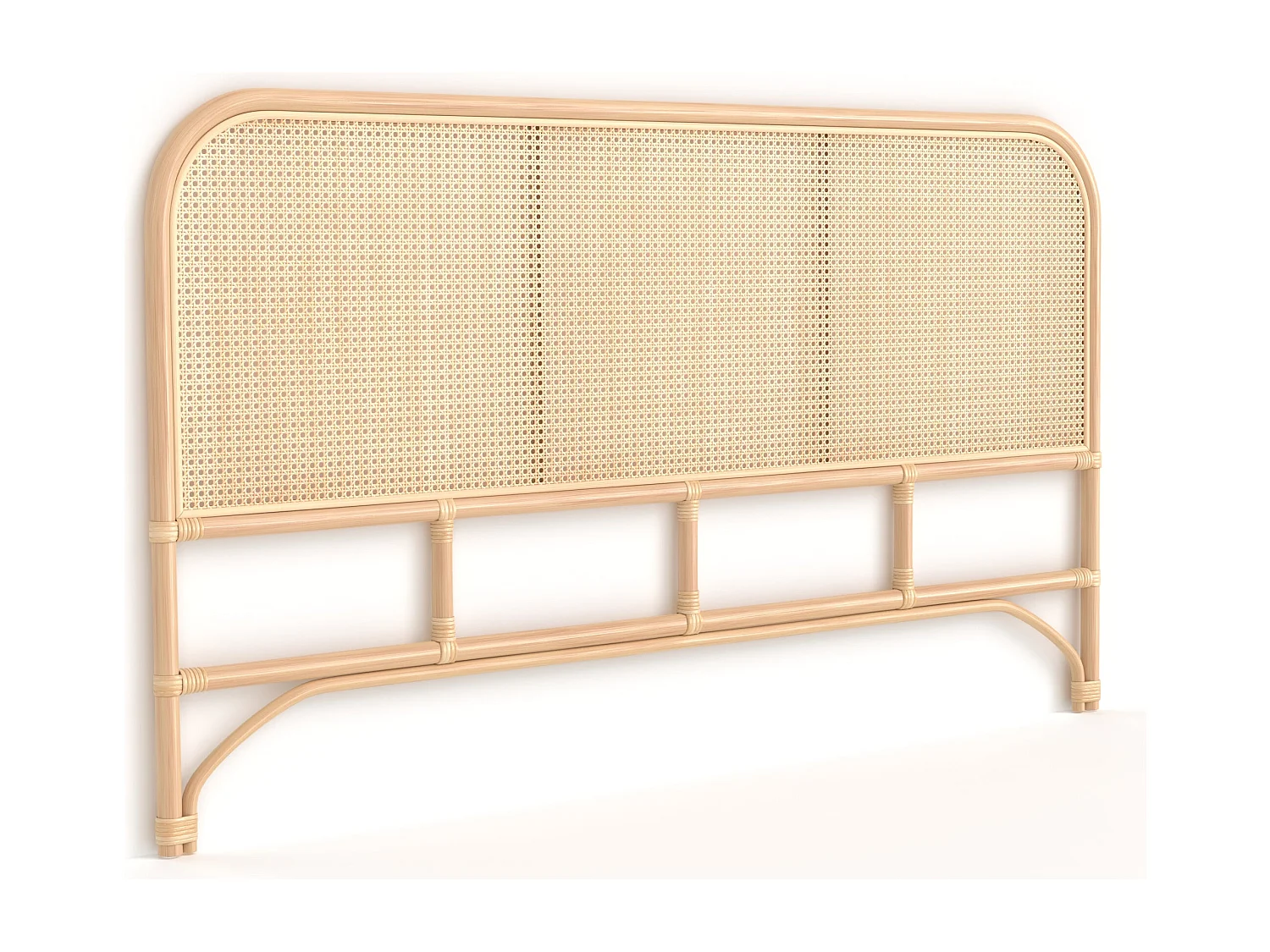 Tête de lit en rotin et cannage 160 cm - Naïra