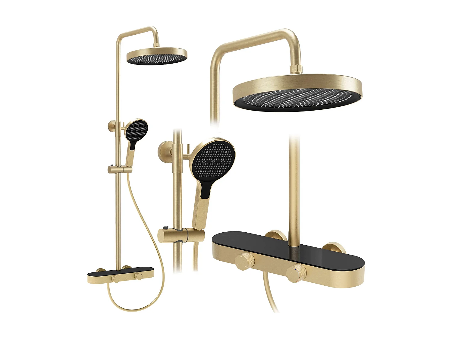 Rea Creo brusesæt , børstet guld, 37X15,5X128CM