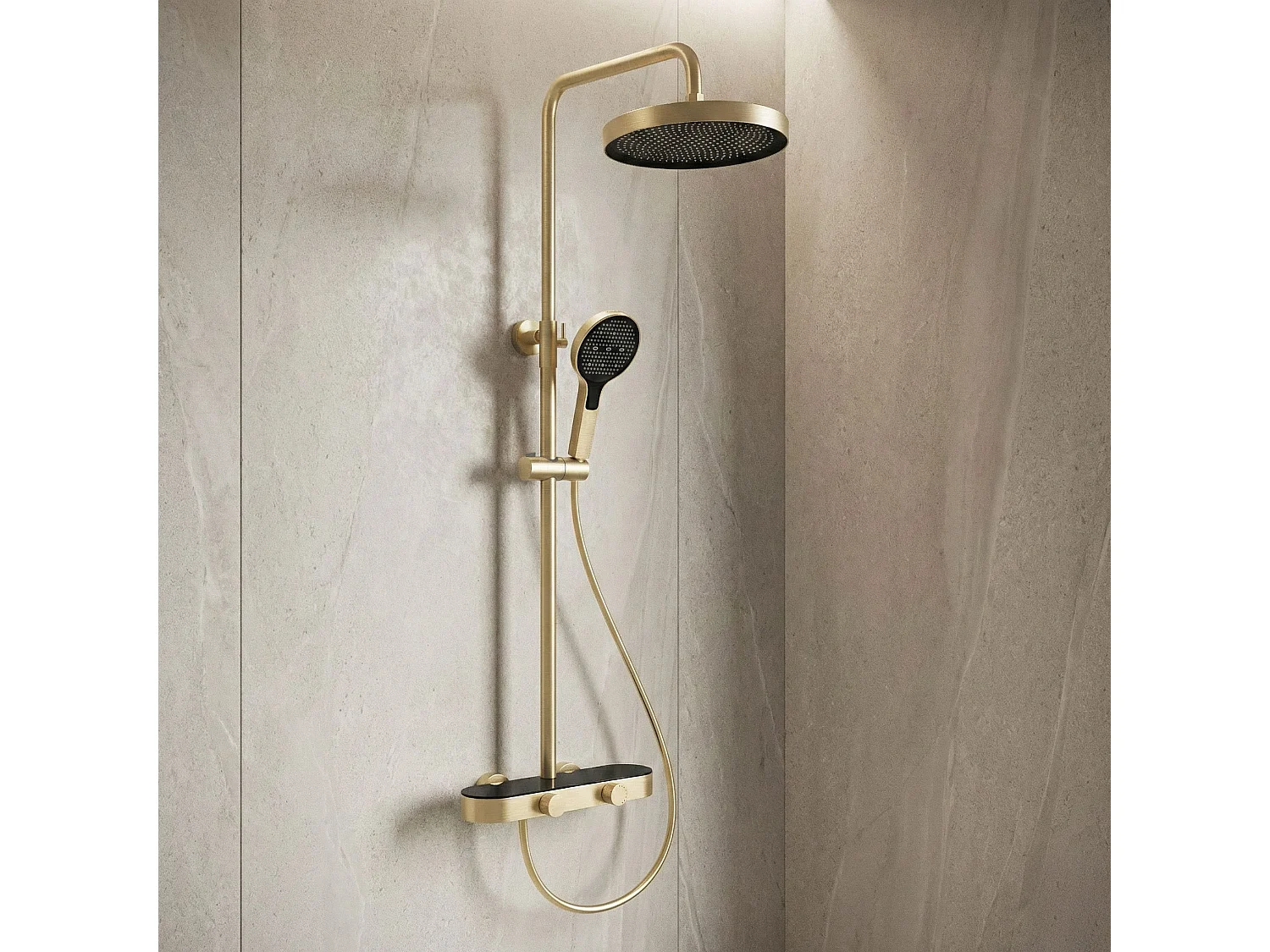Rea Creo brusesæt , børstet guld, 37X15,5X128CM