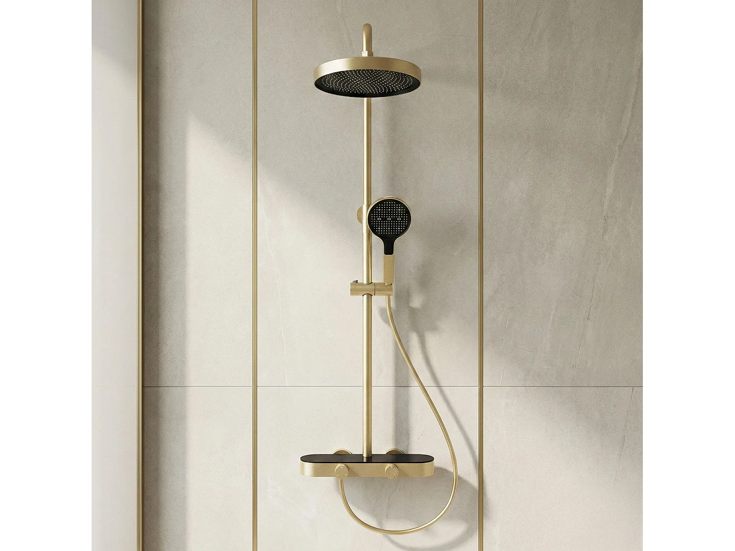Rea Creo brusesæt , børstet guld, 37X15,5X128CM