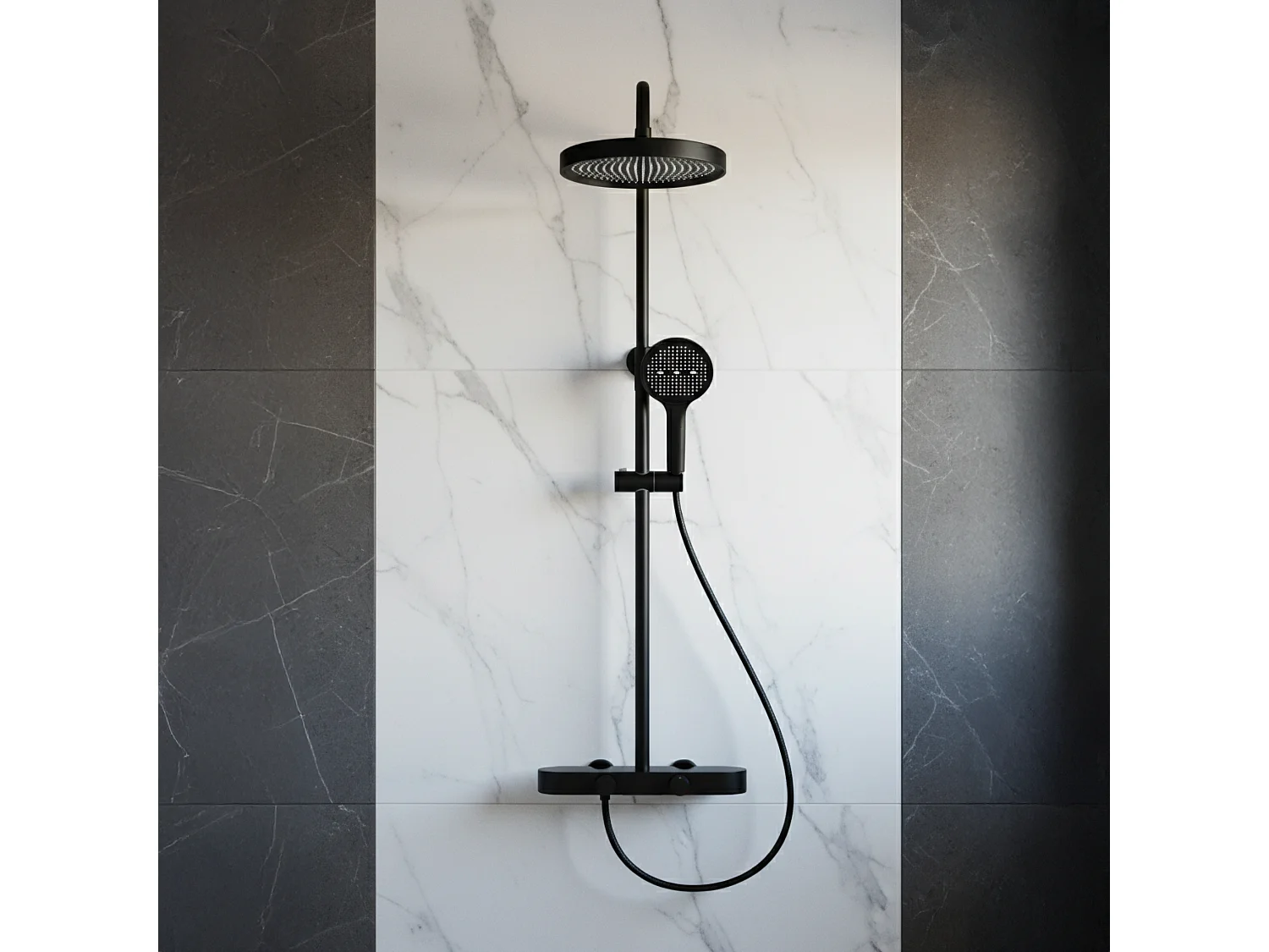 Rea Creo brusesæt , sort, 37X15,5X128CM