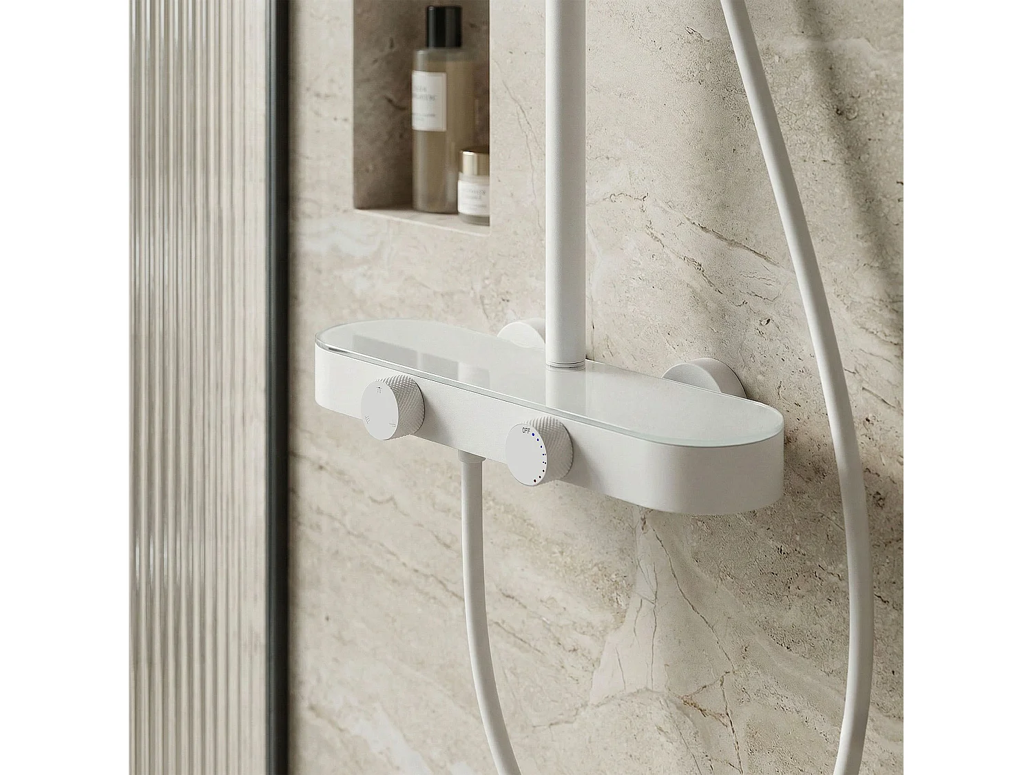 Ensemble De Douche Rea Creo White