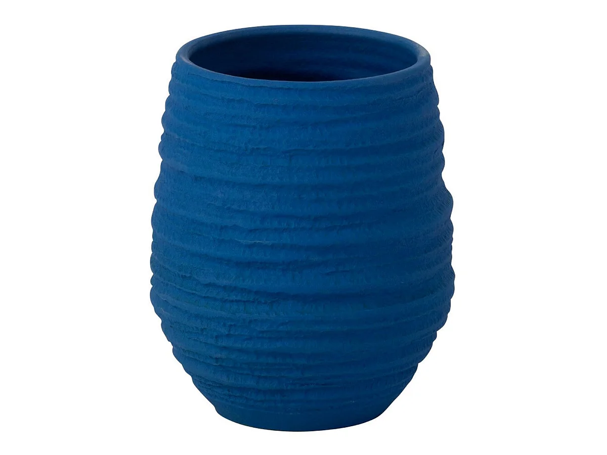 Vase en Céramique "Fiesta" 23cm Bleu