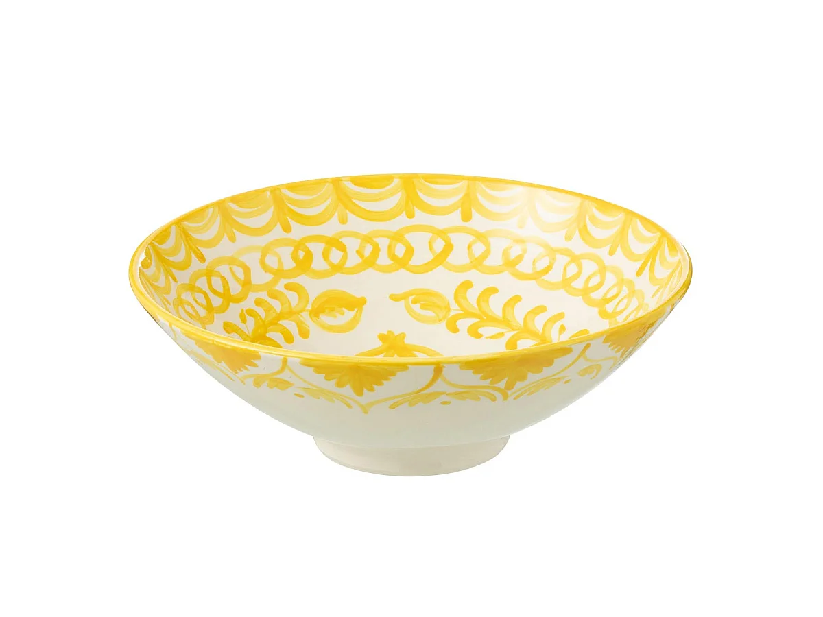 Saladier en Céramique "Granada" 40cm Jaune