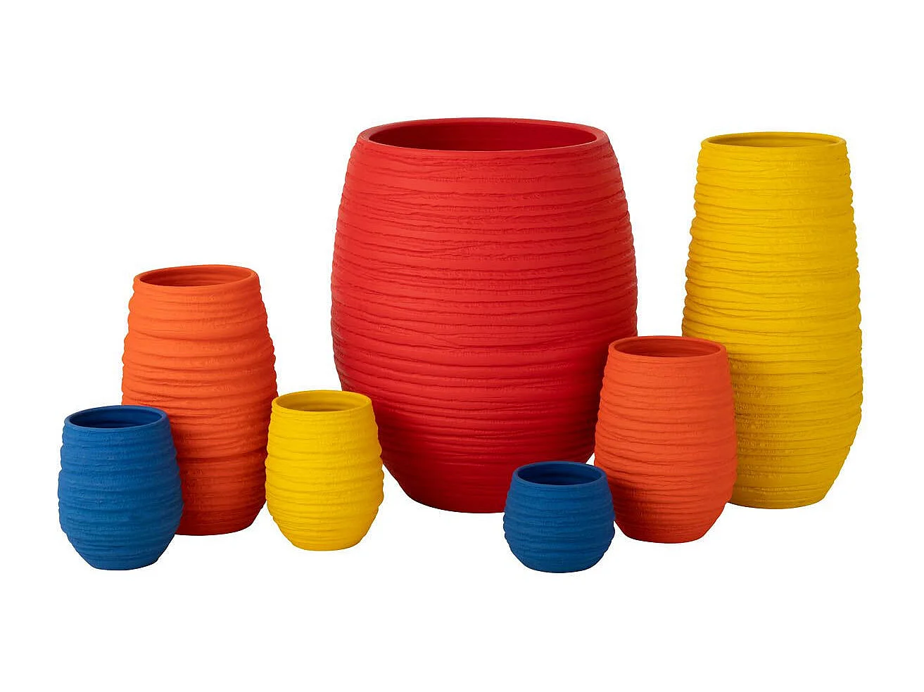 Vase en Céramique "Fiesta" 30cm Orange