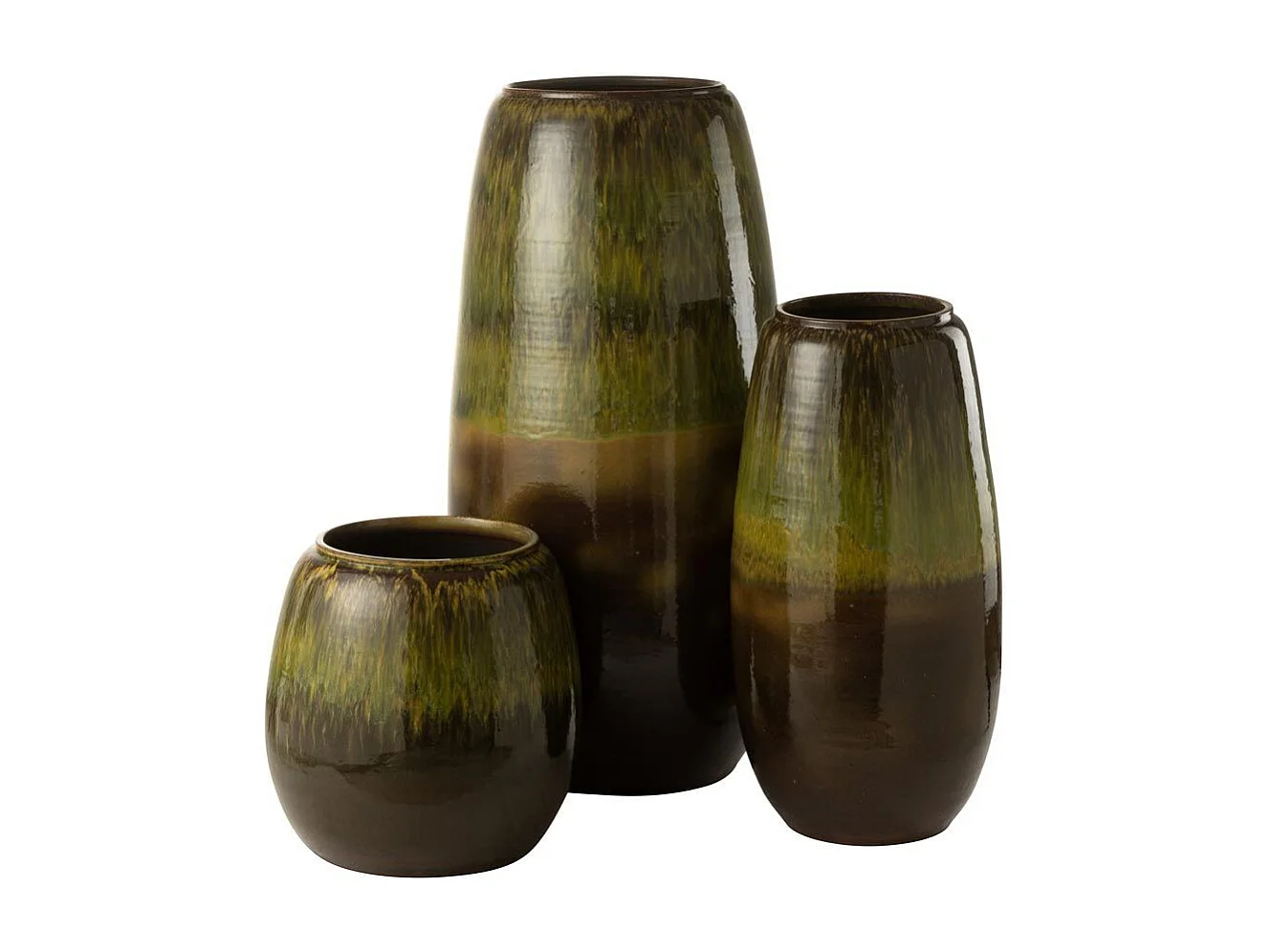 Vase en Céramique "Olive" 89cm Vert