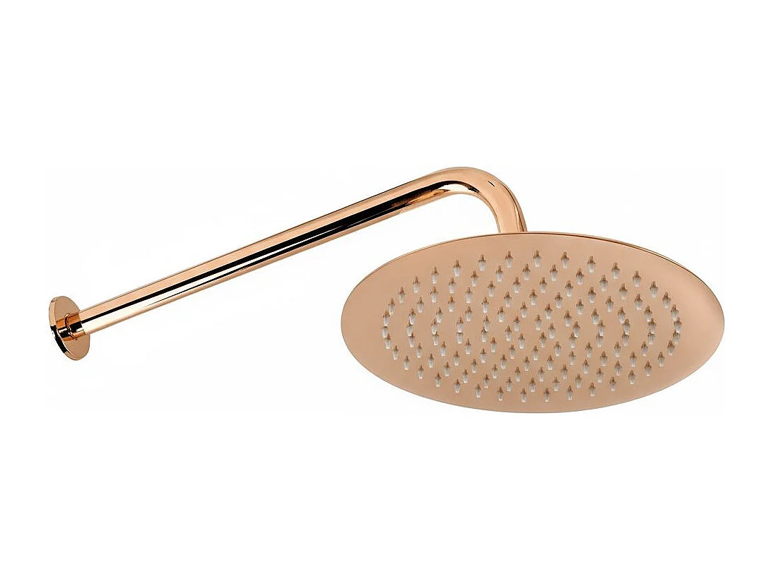 Rea Lungo indbygnings brusesæt + box THERMOSTAT, kobber, 25X25X150CM