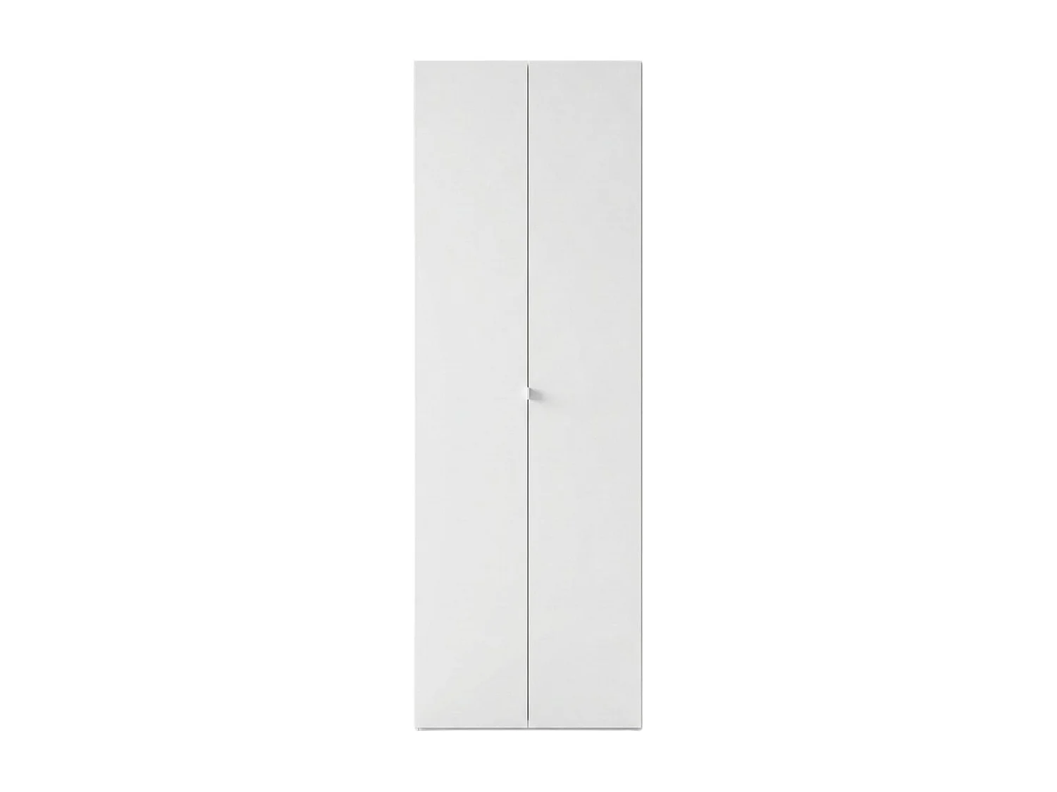 Rangement armoire 2 portes blanc laqué brillant - SYNERGIE