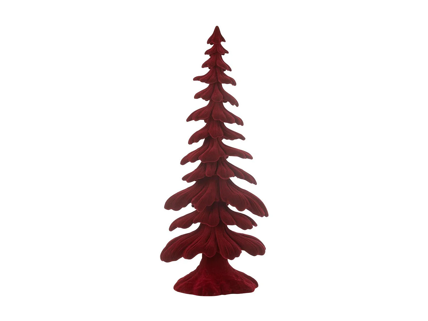 Sapin Déco en Résine "Luciano" 51cm Rouge