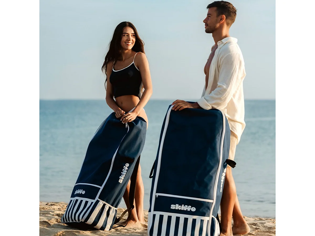 Skiffo Rivage Coral 11' – SUP Gonflable 2-en-1 Kayak Complet - 335x86x15cm - Max 160 kg - Stable & Polyvalent - Design unique