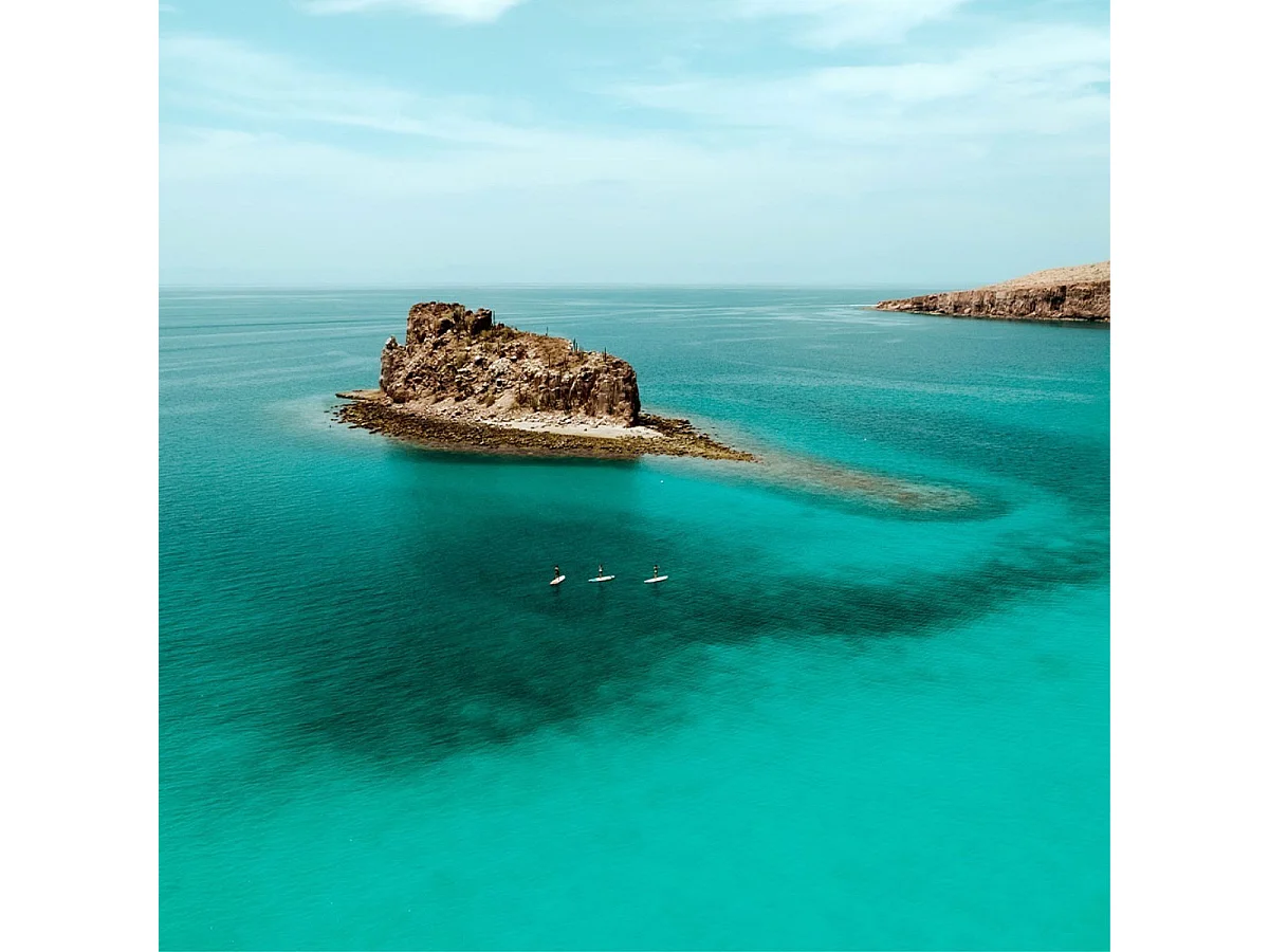 Skiffo Rivage Sunset 11' – SUP Gonflable 2-en-1 Kayak Complet - 335x86x15cm - Max 160 kg - Stable & Polyvalent - Design unique