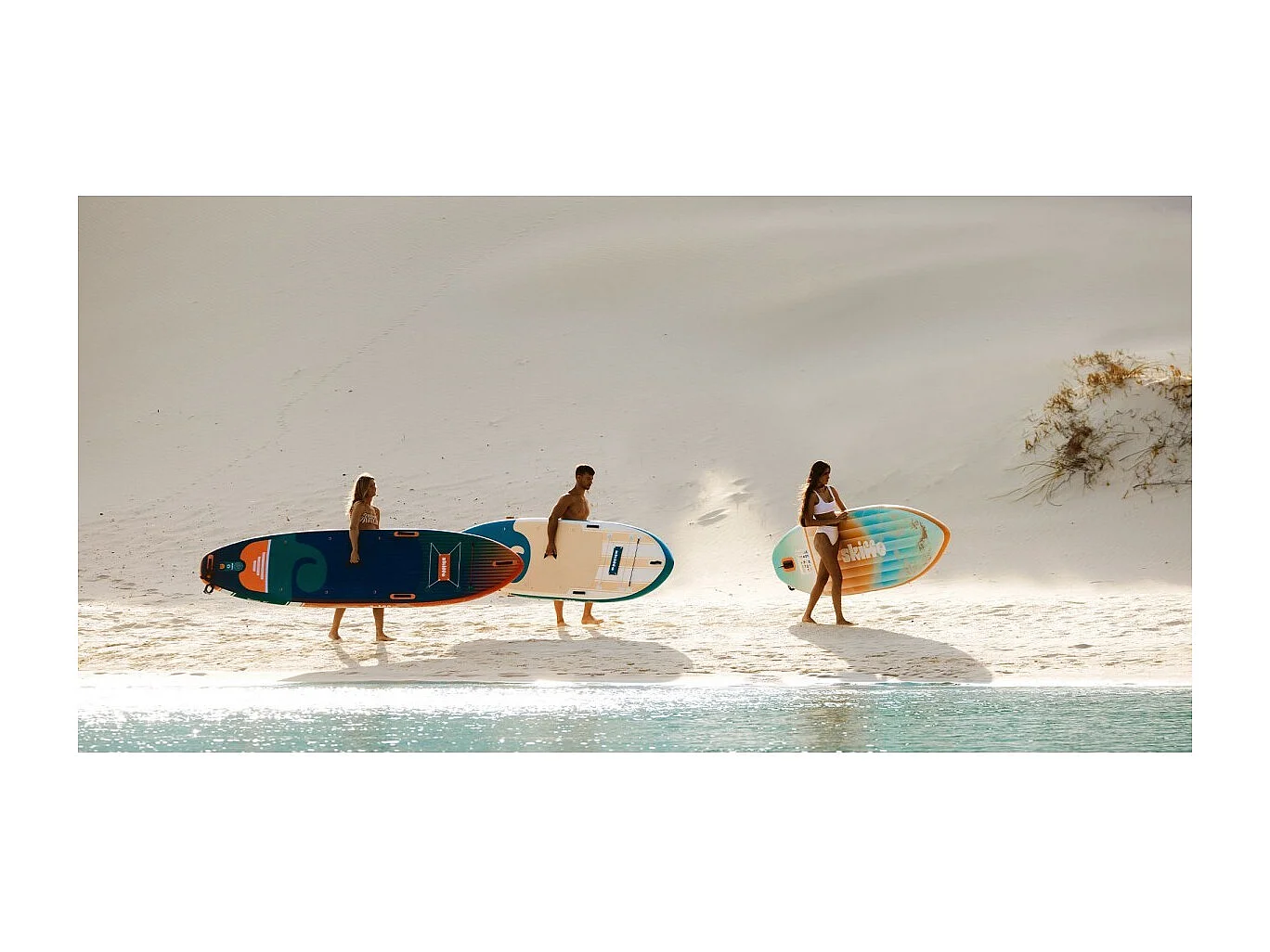 Skiffo Rivage Sunset 11' – SUP Gonflable 2-en-1 Kayak Complet - 335x86x15cm - Max 160 kg - Stable & Polyvalent - Design unique