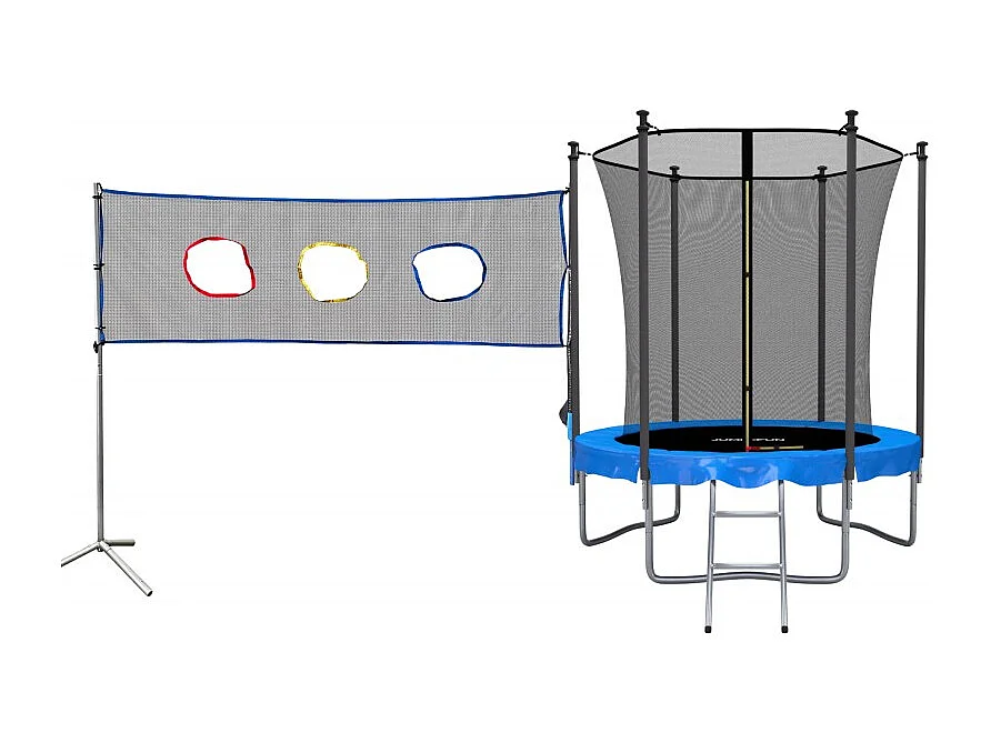 Trampoline extérieur Classique ø185 cm- 6FT- Inclus Filet multi- jeux