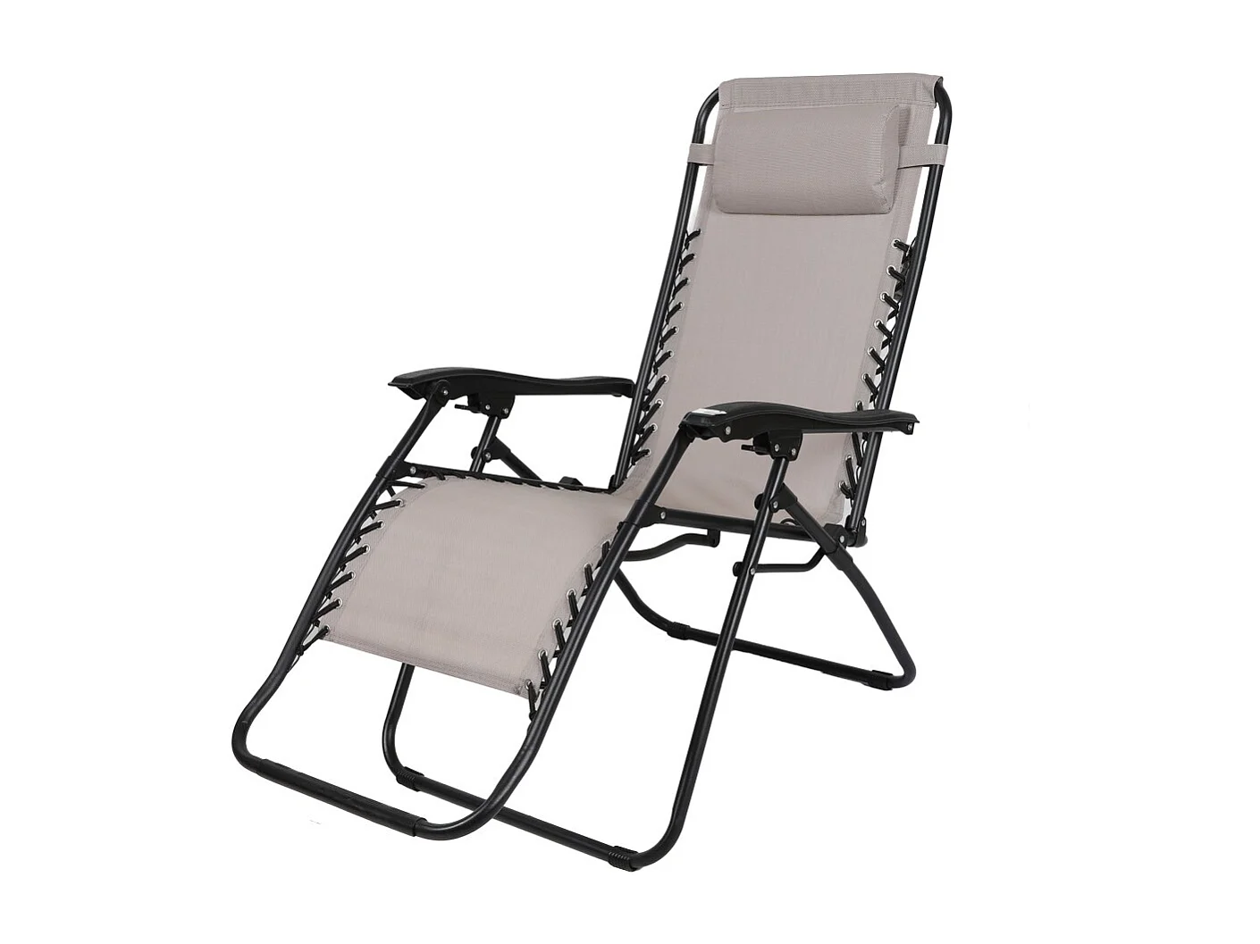 Fauteuil relax d'extérieur – 90x108x64 cm – Taupe – Confort et élégance