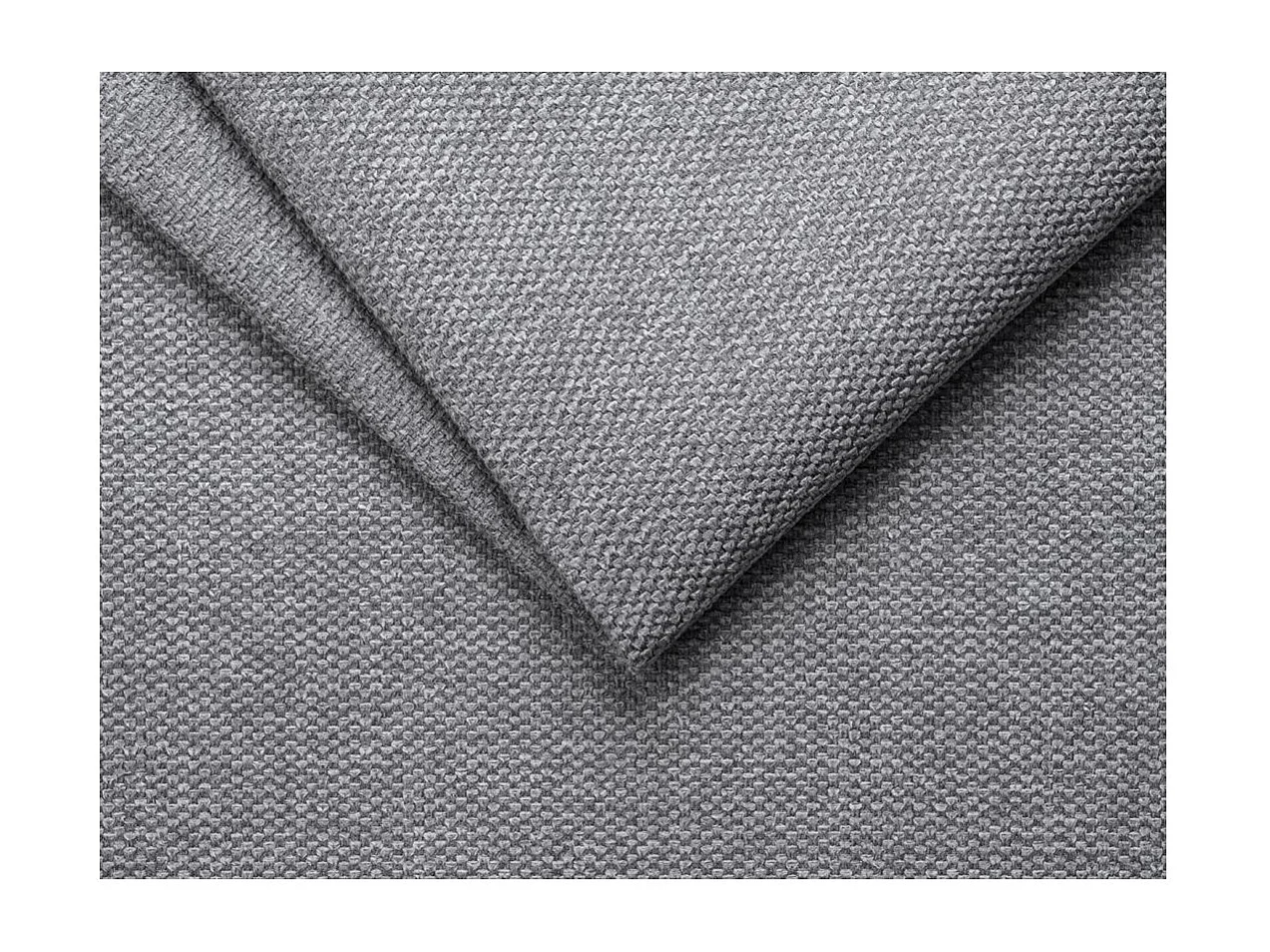 Canapé convertible 4 places en tissu texturé gris clair FABIO