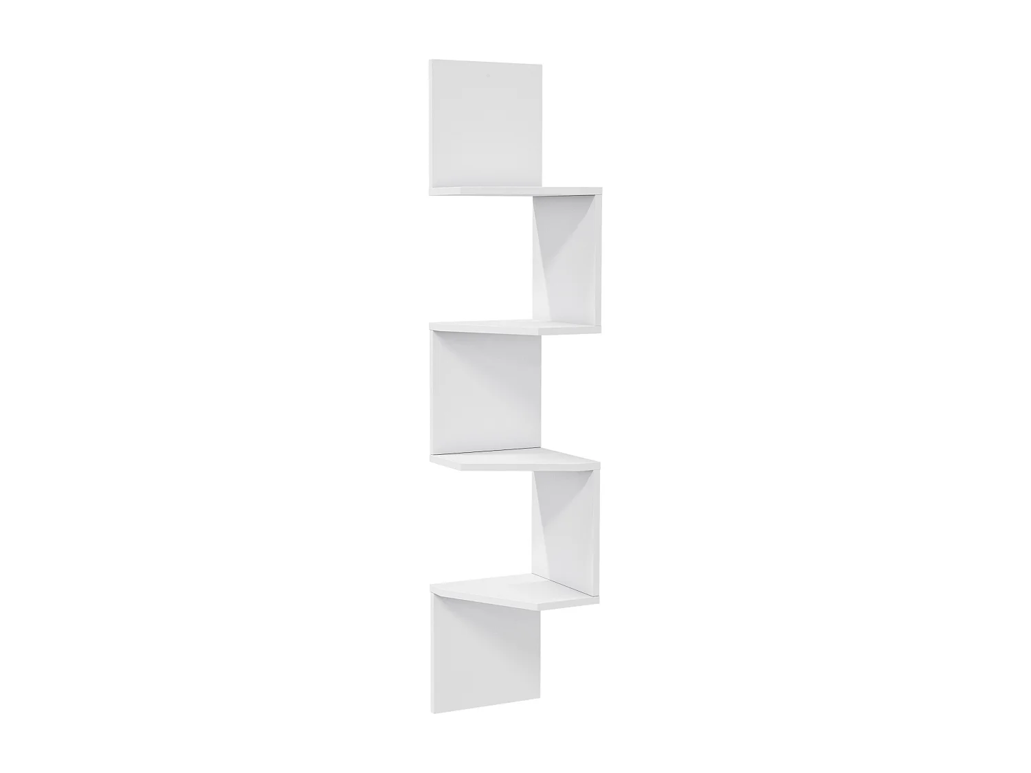 Decorotika Desaldo Corner Wall Shelf 4-tier -  W 26.7 cm x H 155 cm x D 26.7 cm