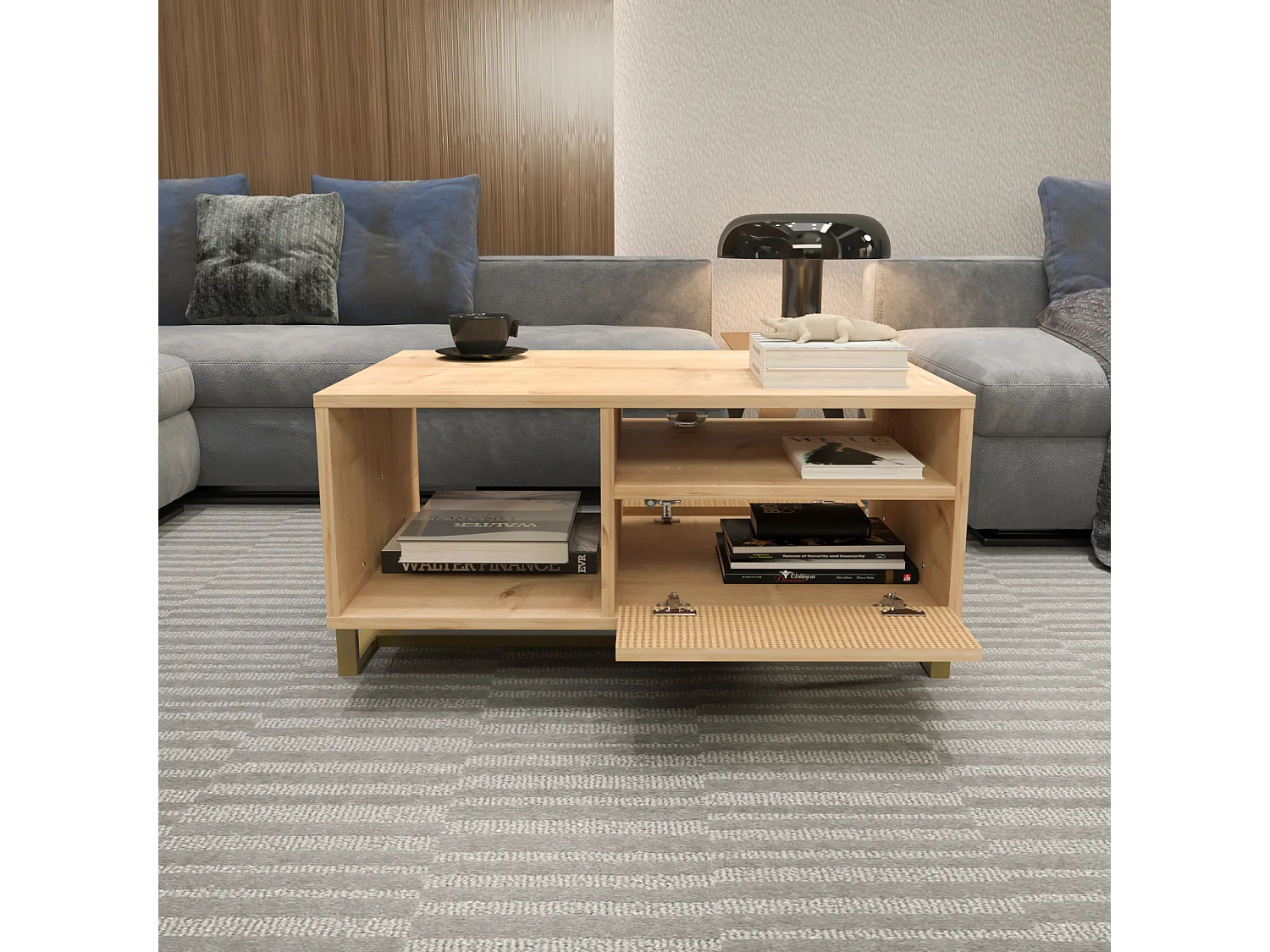 Decorotika Texas 5-tier Bookcase Shelving Unit