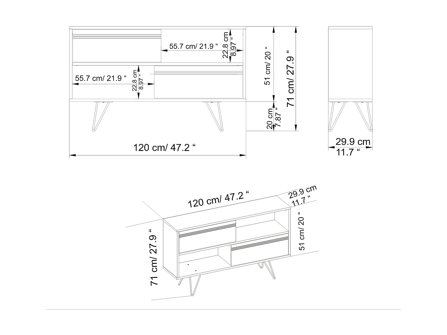 Decorotika Kerby  TV Unit