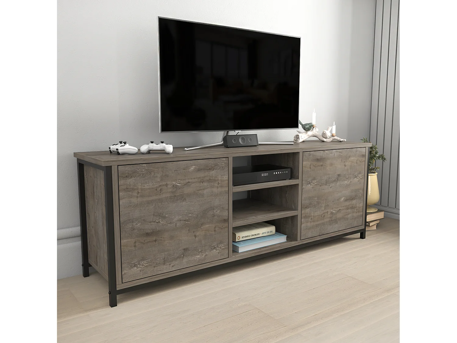 DECOROTIKA Otis TV Stand for TV's up to 63 inch