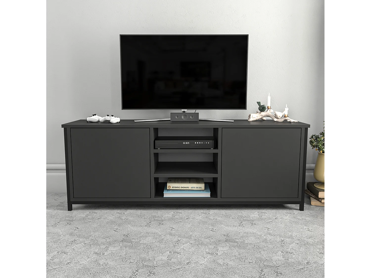 DECOROTIKA Otis TV Stand for TV's up to 63 inch