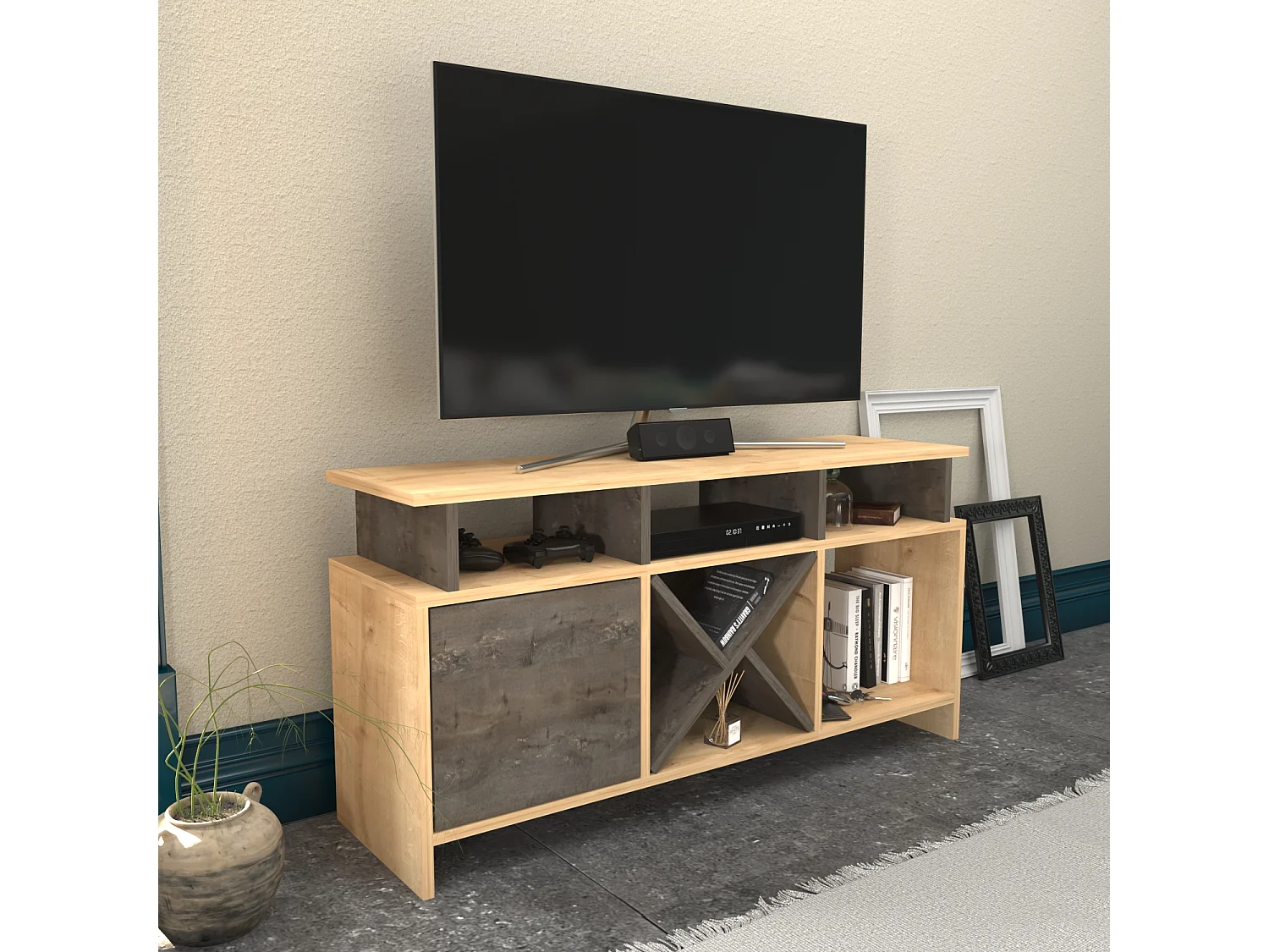 Decorotika Auburn  TV Unit for TV's up to 47 inches