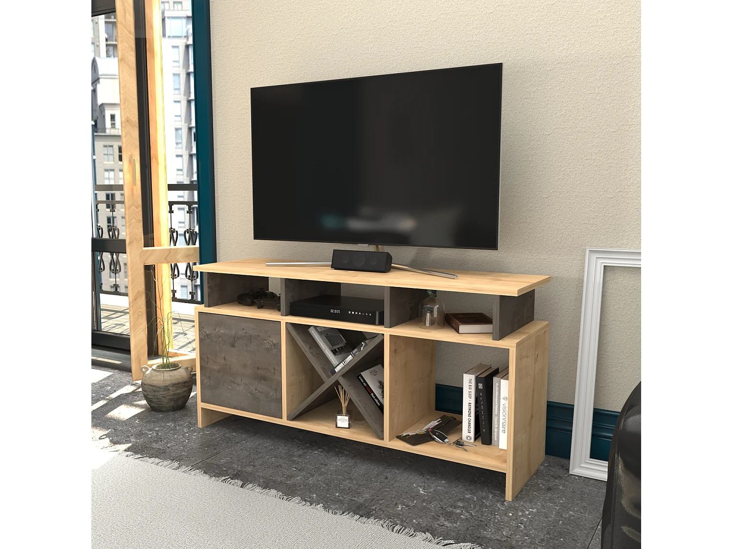 Decorotika Auburn  TV Unit for TV's up to 47 inches