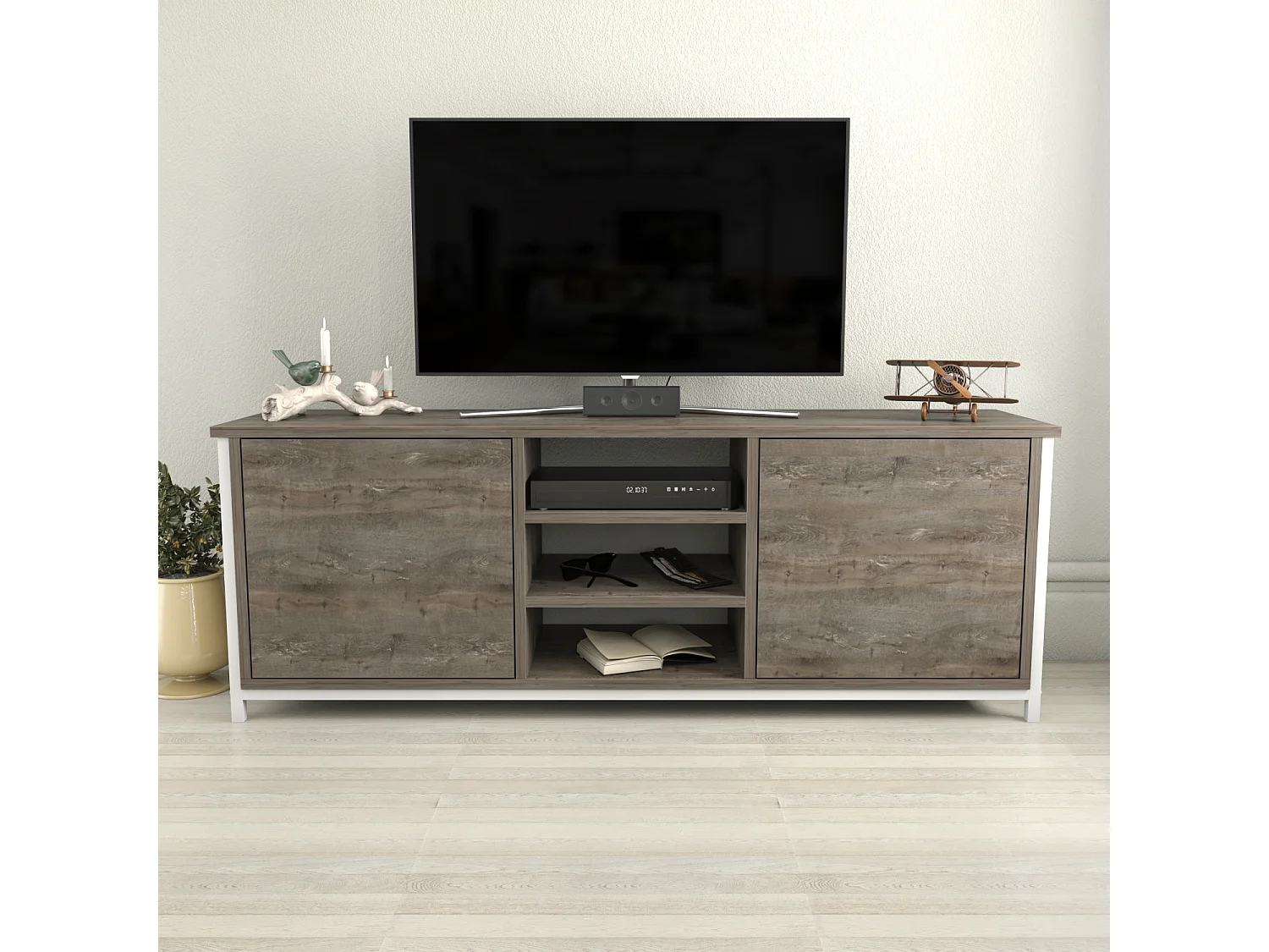 DECOROTIKA Otis TV Stand for TV's up to 63 inch