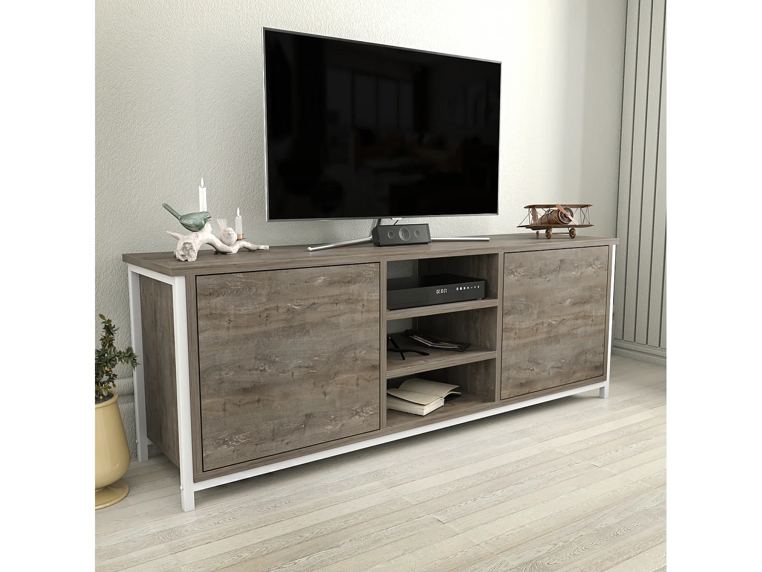 DECOROTIKA Otis TV Stand for TV's up to 63 inch