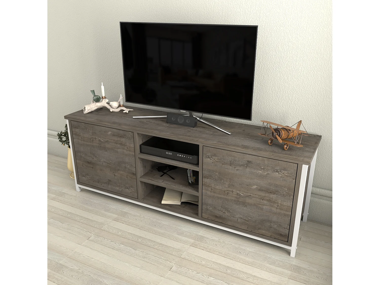 DECOROTIKA Otis TV Stand for TV's up to 63 inch