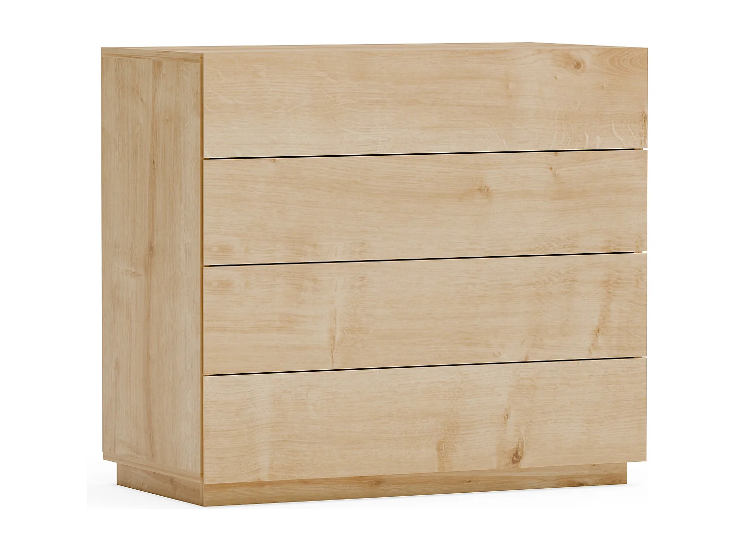 Decorotika Lines Chest of Drawers 4-tier - W 90 cm x H 81 cm x D 45 cm