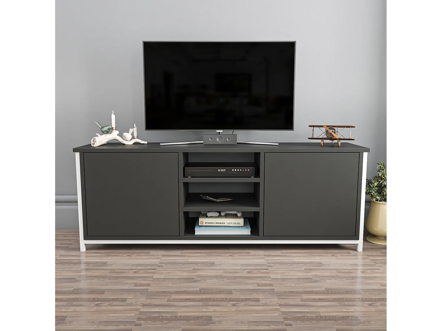 DECOROTIKA Otis TV Stand for TV's up to 63 inch