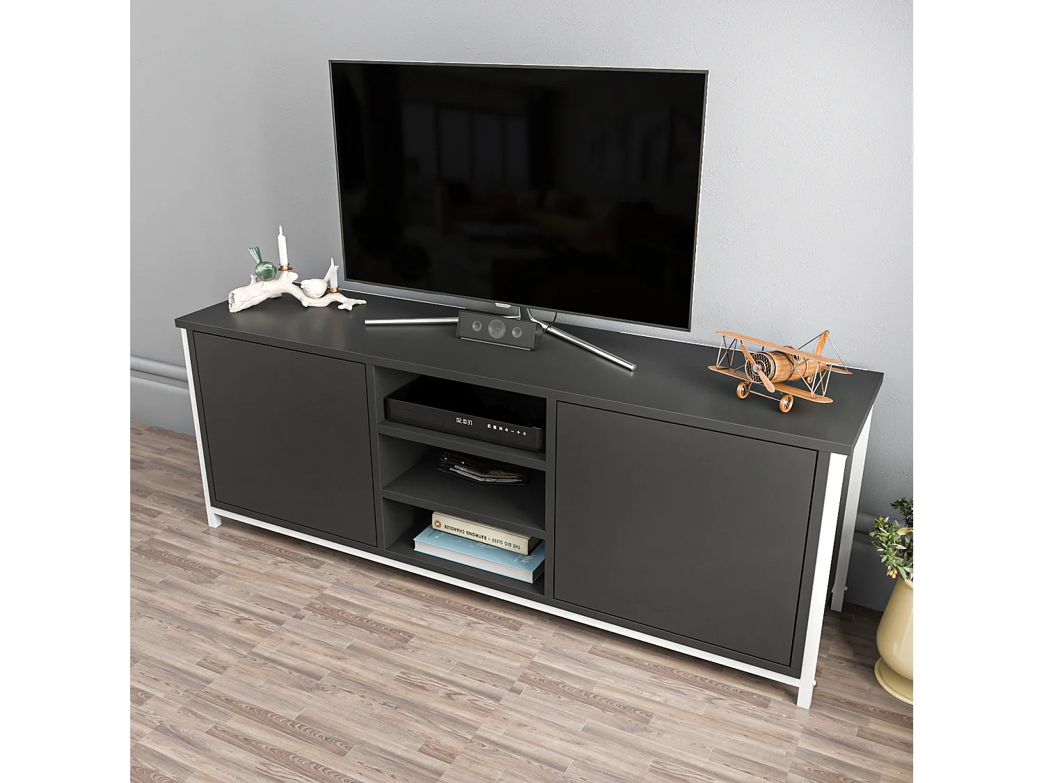 DECOROTIKA Otis TV Stand for TV's up to 63 inch