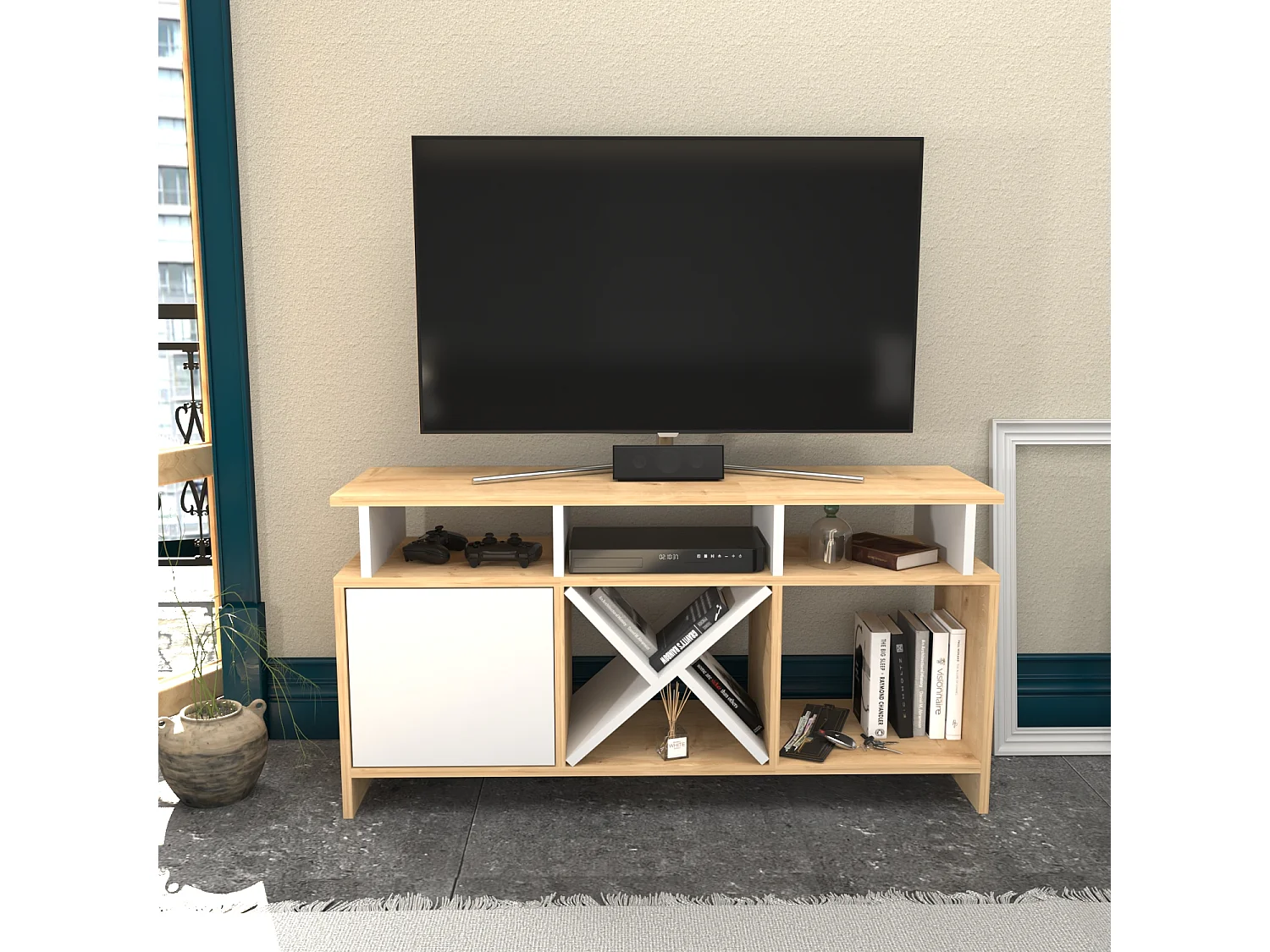 Decorotika Auburn  TV Unit for TV's up to 47 inch