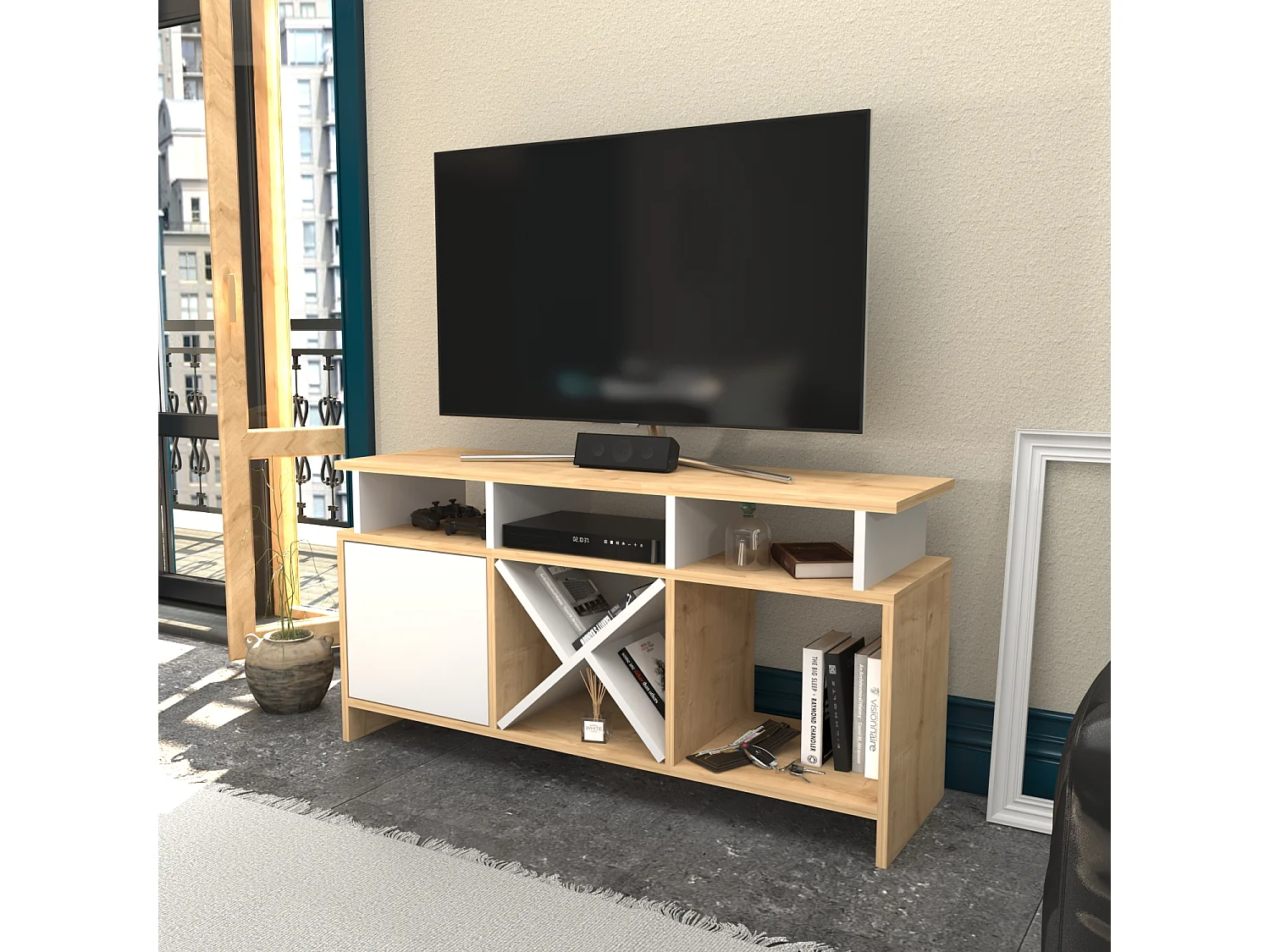 Decorotika Auburn  TV Unit for TV's up to 47 inch