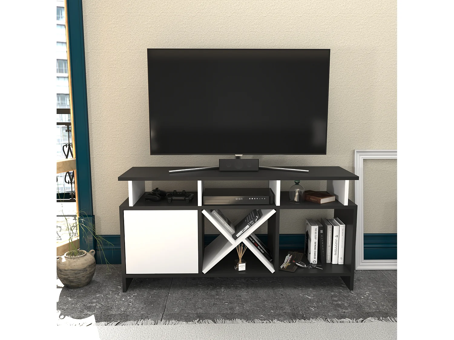 Decorotika Auburn  TV Unit for TV's up to 47 inches
