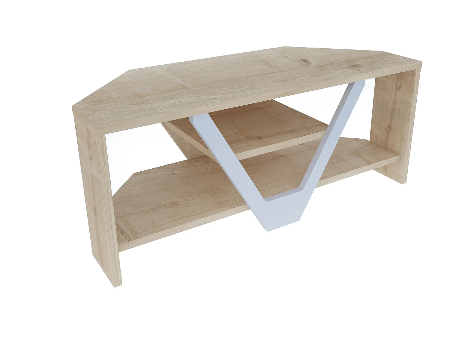 Decorotika Karin Corner TV Unit for TVs up to 45 inches