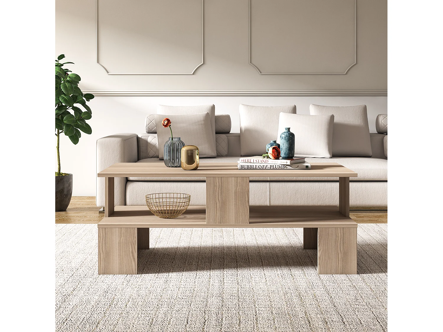 Decorotika Evans Coffee Table - W 120 cm