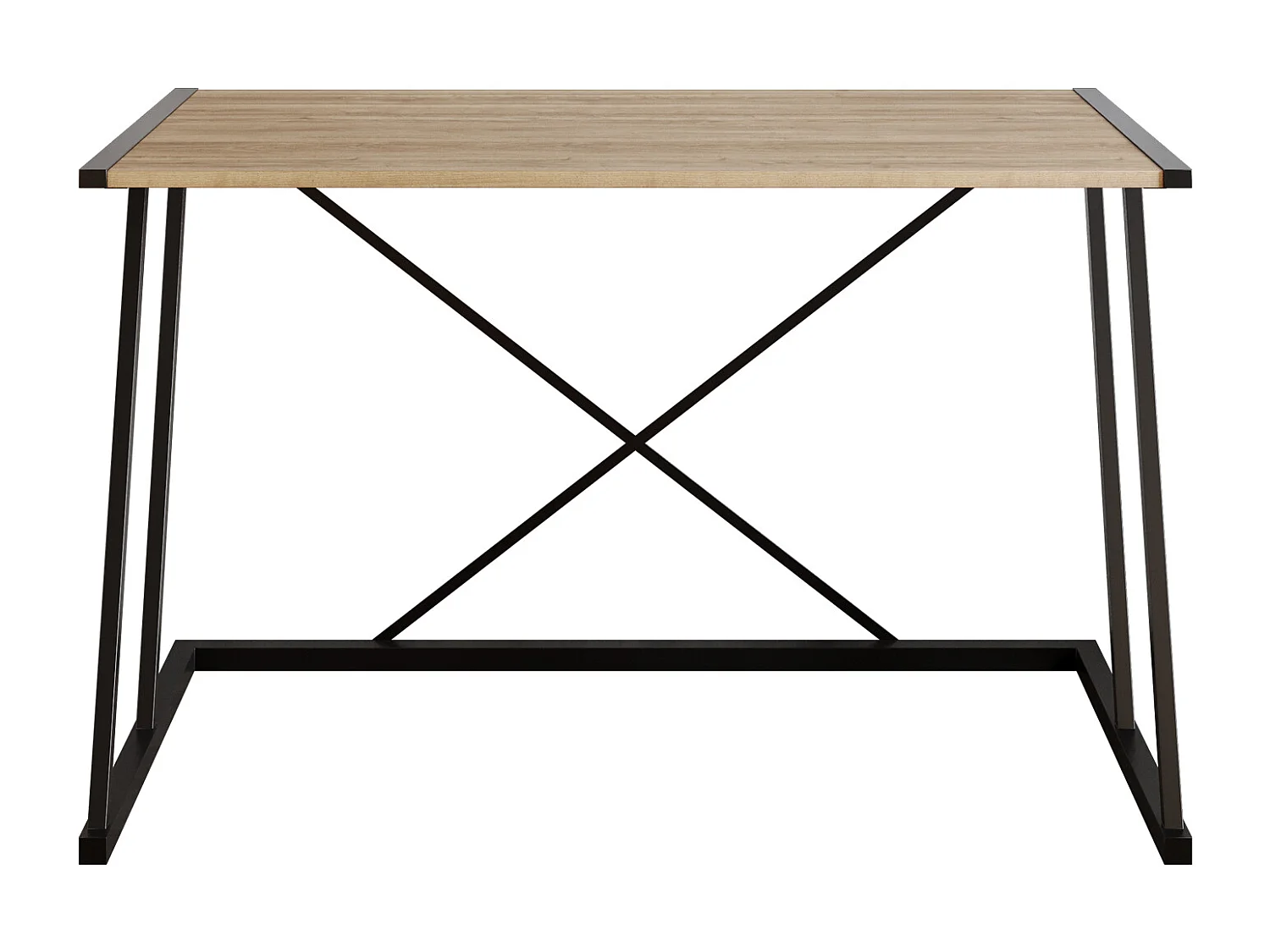 Decorotika Anemon Metal Legs Computer and Writing Desk - W 120 cm x H 75 cm x D 60 cm
