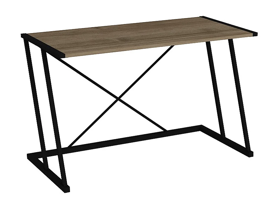 Decorotika Anemon Metal Legs Computer and Writing Desk - W 120 cm x H 75 cm x D 60 cm