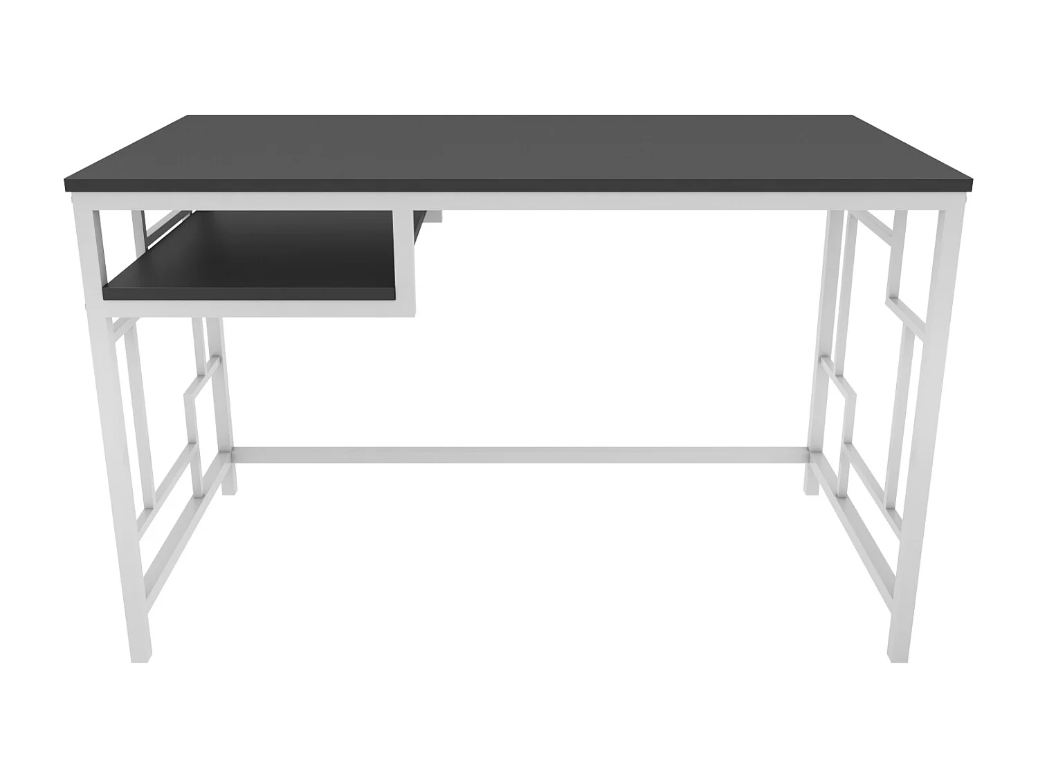 Decorotika Kennesaw Computer Desk with Metal Frame - W 120 cm x H 75 cm x D 60 cm