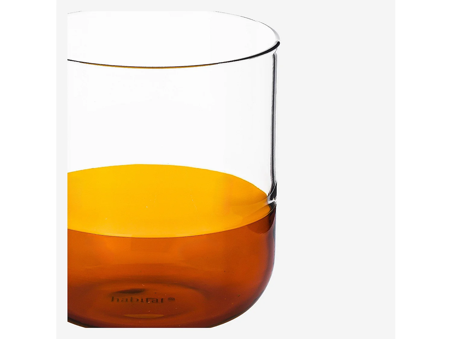 Lot de 2 verres - 34 cl - Orange