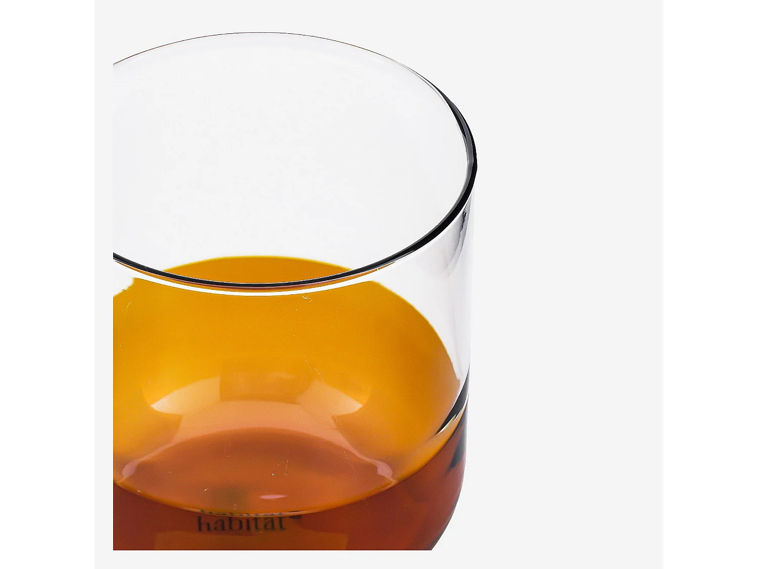 Lot de 2 verres - 34 cl - Orange