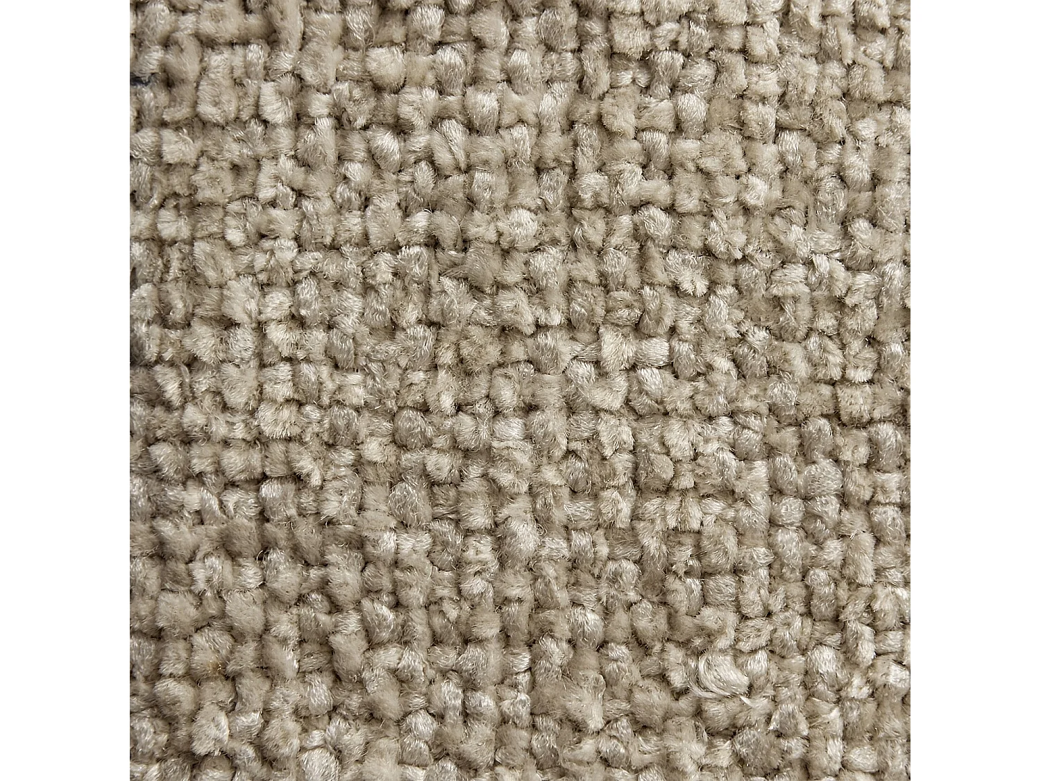 Canapé 4 places en tissu chenille Nino - Grège