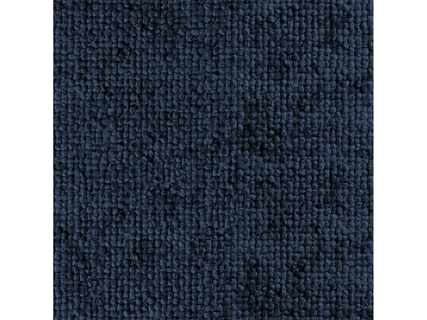 Canapé 4 places en tissu chenille Nino - Bleu marine