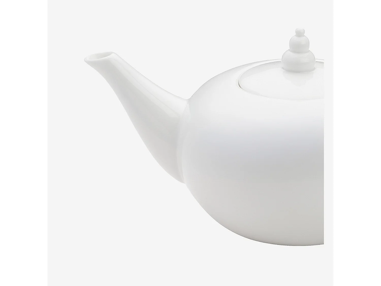 Théière en porcelaine - 1,5 L - Blanc