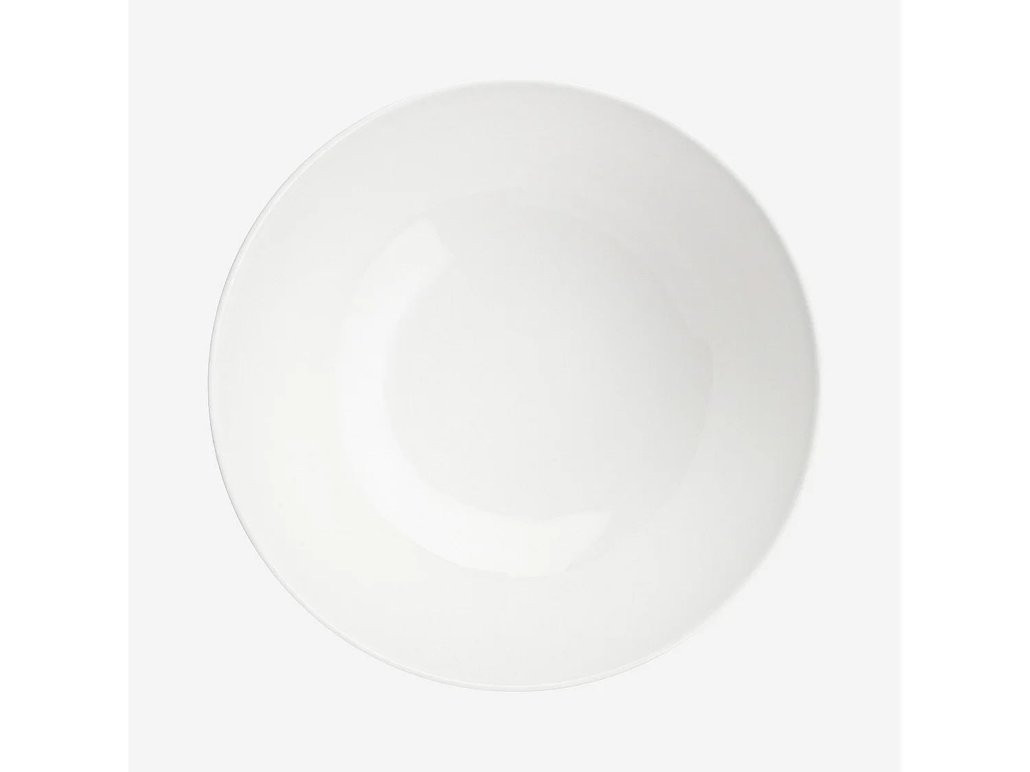 Lot de 6 bols en porcelaine - 16,5 cm - Blanc
