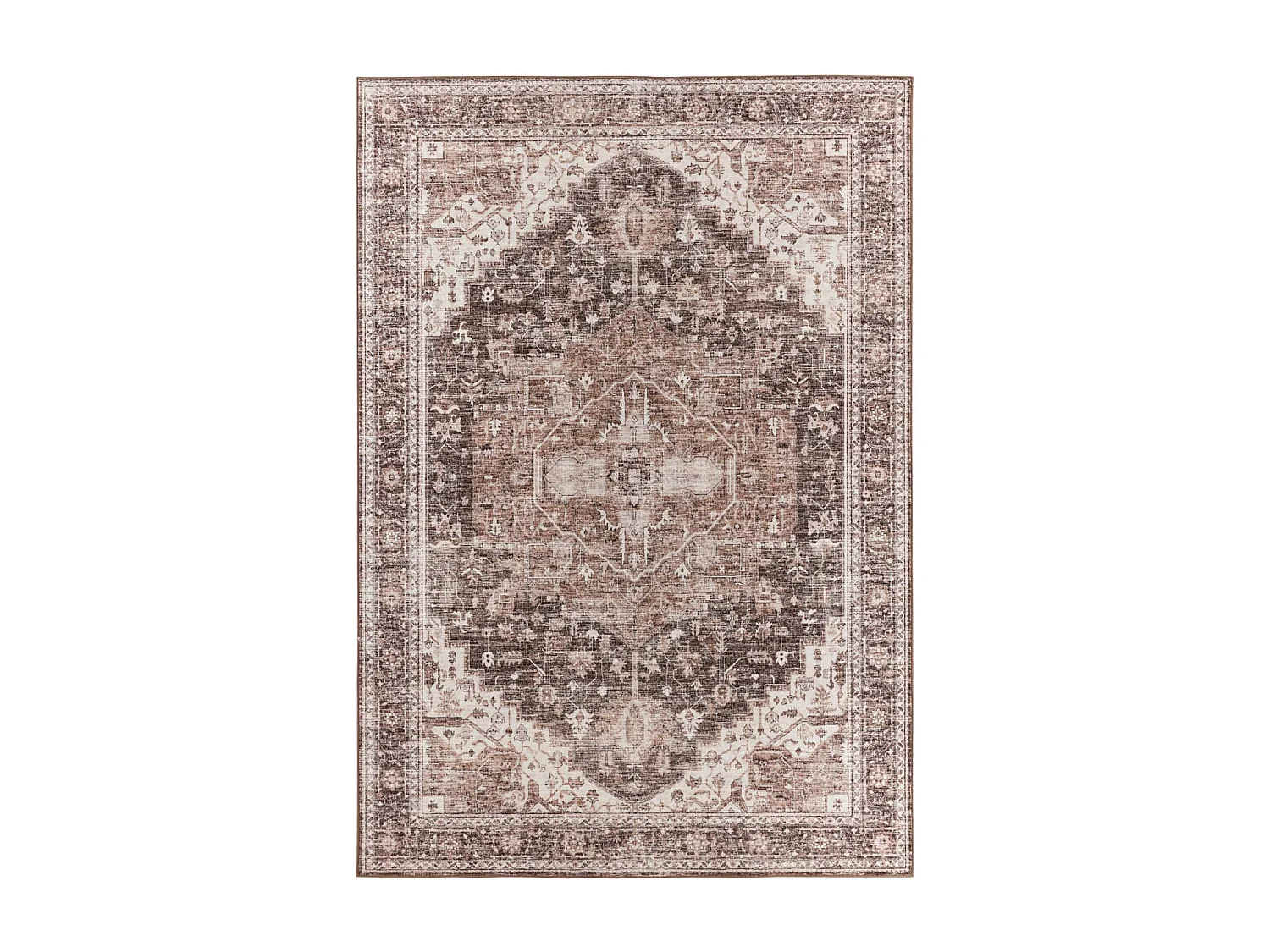 Tapis intérieur motif persan multicolore 160x220cm - Emile